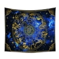 thumbnail image 1 of Tapiz con doce signos del zodíaco, fibra de microtela, 150 x 150 cm, 1 of 3