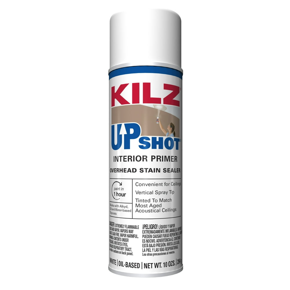 KILZ Upshot OilBase Interior Primer, Aerosol, 10 oz.