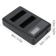 thumbnail image 4 of Battery Charger Battery Charger   With Lcd Battery Charger    For  4 SEIVI  AHDBT-401 Actions Camera Dual Slot Battery Charger With LCD Charging Display For  4, 4 of 8