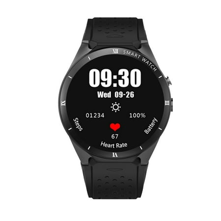 KINGWEAR KW88 Pro 3G Smartwatch Phone 1.39 inch Android 7.0 MTK6580 Quad Core 1.3GHz 1GB RAM 16GB ROM Smart Watch GPS Wearable (The Best Gps App For Android Phones)