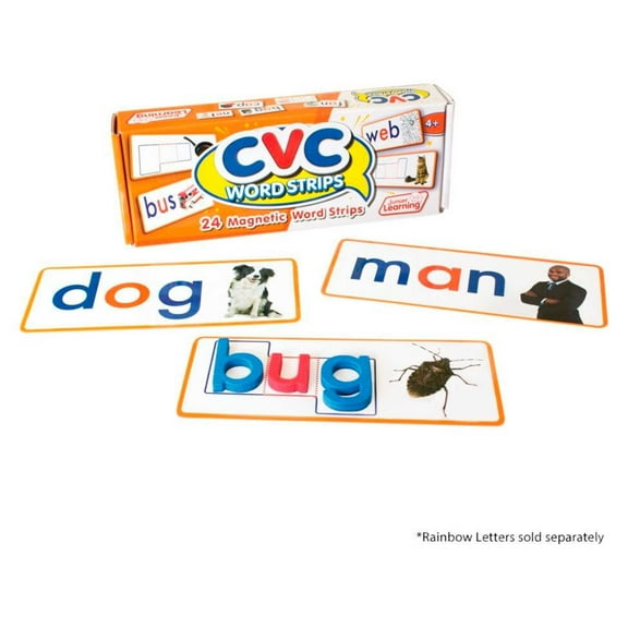Junior Learning - CVC Word Strips Magnetic Learning Set