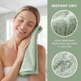 thumbnail image 3 of Unique Bargains Ultra Soft Highly Absorbent Quick Dry Hand Towels Green 29" x 13", 3 of 8