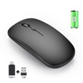 thumbnail image 1 of M60 2.4G Charging Wireless Mouse Mute MOUSE Notebook Desktop Office Mouse With TYPE-C Interface black, 1 of 9