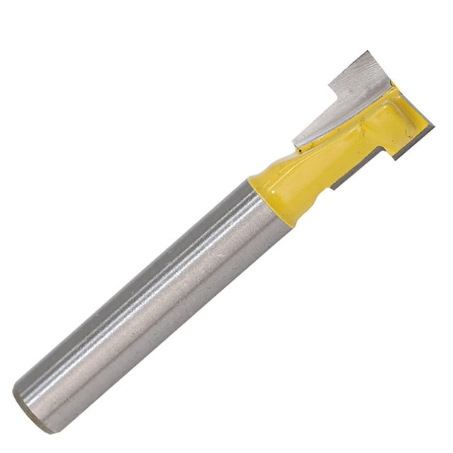 Cortador De Ranura En T, Cortadores De Grabado Portátiles Para Carpintería De Alta Dureza, Para Madera Dura, Corcho, Madera Sintética, Amarillo