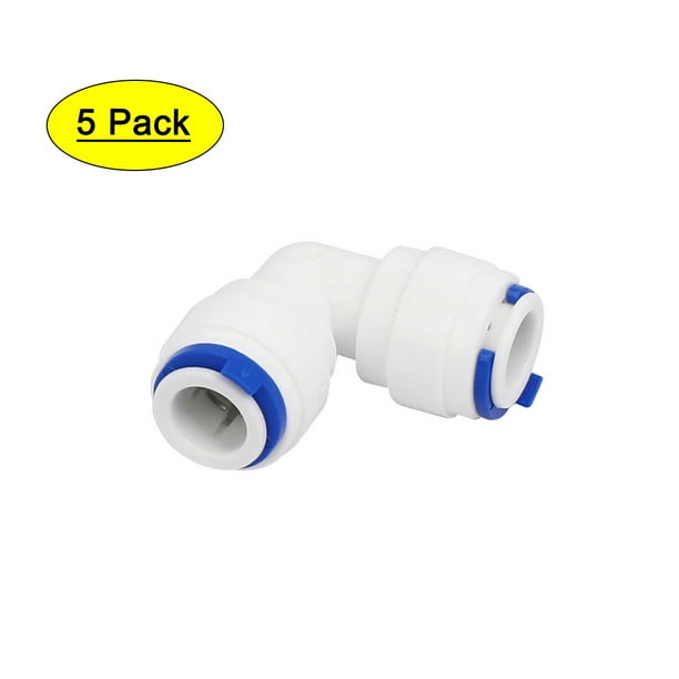3/8" Elbow Push Fit Tube Quick Connect 5pcs for RO Water System