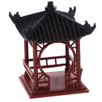 unbranded  Pavilion Pagoda Statue Miniature Garden Figurines Gazebo