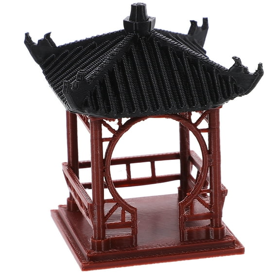 unbranded  Pavilion Pagoda Statue Miniature Garden Figurines Gazebo