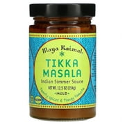 Maya Kaimal, Tikka Masala, Indian Simmer Sauce, Mild, Toasty Spices & Tangy Tomato, 12.5 oz Pack of 4