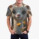 thumbnail image 1 of Fotbe Adorable Llama In Flowers Camiseta Polo de Golf para Hombre con Estampado – Camisa Deportiva Transpirable con Cuello Abotonado-Medium, 1 of 6