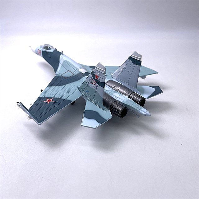 Modèle Militaire Objets de Collection SU-27 Modèle d'Avion Modèle d'Aviation Militaire pour Passionnés Militaires