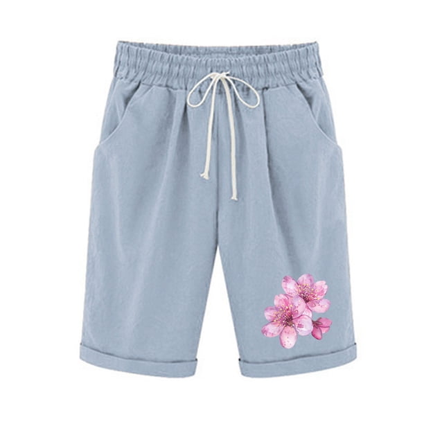 Cordón de Impresión de la Cintura Elástica Casual, Pantalones de Pijama para el Hogar, la Playa, la Ropa de Dormir Y el Uso Diario