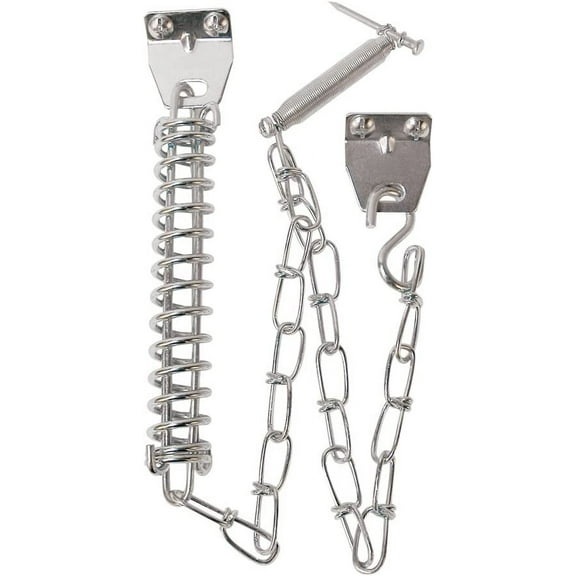 Prime-Line K 5026 Storm Door Protector Chain and Spring, Zinc Plated (Single Pack)