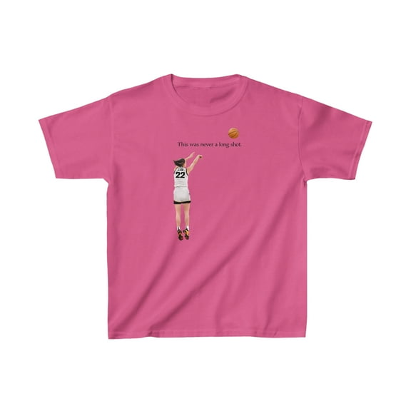 This was never a long shot for basketball fans Clark Kids Heavy Cotton Tee