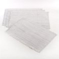 thumbnail image 1 of SARO 119.W1319B 13 x 19 in. Rectangular Shimmering Design Ribbed Placemat - White  Set of 4, 1 of 1