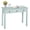 Green, variant on Home Office Small Writing Desk with Drawers Bedroom, Study Table for Adults/Student, Vanity Makeup Dressing Table Save Space Gifts White (White)