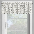 thumbnail image 4 of Ambesonne Brown Valance & Curtain, Big Small Drops Spots, 55"x30", Cocoa White, 4 of 6