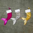 thumbnail image 4 of Lentejuelas forma de sirena regalo bolsa colgante estuche calcetines de Navidad titular árbol de Navidad adorno de año nuevo 18 pulgadas Vogacara JR0753-01, 4 of 7