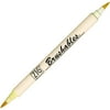 Kuretake Zig ZIG Brushables Dual-Tip Marker, Butter