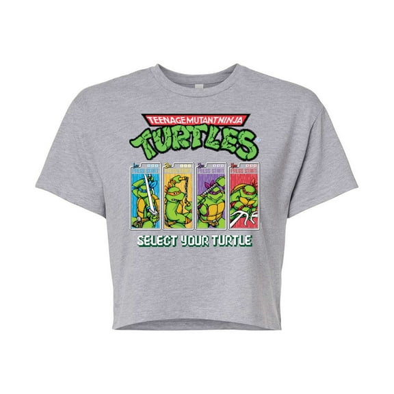 Teenage Mutant Ninja Turtles - Select - Juniors Cropped Cotton Blend T-Shirt