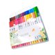 thumbnail image 4 of Graffiti dibujo pintura pluma de doble cabeza doble punta pincel rotulador conjunto acuarela bolígrafos papelería, 36 colores Inevent EL2477-03B, 4 of 7
