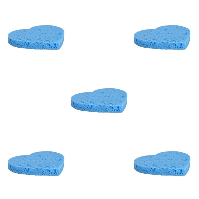 Vogacara Paquete de 10 esponjas limpiadoras de la piel esponjas faciales esponjas limpiadoras faciales técnicas reales esponja removedor exfoliante Azul 5piezas Vogacara CBP194844