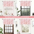 thumbnail image 5 of DriftAway Julia Watercolor Blooming Flower Floral Lined Thermal Insulated Window Curtain Valance Rod Pocket 18"L x 52"W, 5 of 8