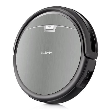 ILIFE Robot Vacuum Cleaner With Double"V"Tangle Free Roll Brush With Max Mode Great For Undercoat Carpet