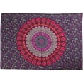 thumbnail image 3 of Pop Popular Handicrafts Hippie Mandala Bohemian Psychedelic Intricate Floral Design Indian Bedspread Magical Thinking Tapestry, 3 of 5