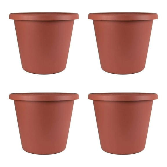 The HC Companies 14 In Plastic Indoor Outdoor Classic Planter (4 Pack)