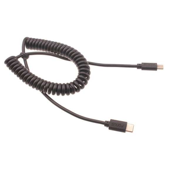 USB-C to TYPE-C Coiled Cable for Nokia G400 5G Phone - Fast Charger Cord Power Wire Sync B1R Compatible With Nokia G400 5G Model