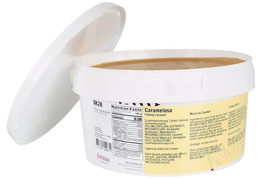 Felchlin Caramelosa Caramel Filling 5.5 Pounds - Walmart.com