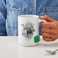 thumbnail image 4 of CafePress - Jackson Hole Vintage Moose Large Mug - 15 oz Ceramic Large White Novelty Mug, 4 of 6