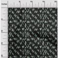 thumbnail image 2 of oneOone Polyester Spandex Black Fabric Brush Stroke Sewing Craft Projects Fabric Prints By Yard 56 Inch Wide, 2 of 5