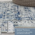 thumbnail image 3 of Alfombra para pasillo Morebes, vintage, 3,7 m, antideslizante, lavable, azul, 3 of 7