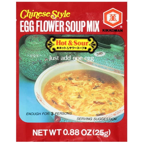 Kikkoman Chinese Style Egg Flour Mix Hot & Sour Soup, .88 oz