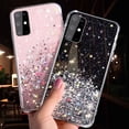 thumbnail image 2 of Funda de teléfono con purpurina de lujo para Samsung Galaxy A10, A31, A51, A71, A70, A50, S10, S20, S21, S9, S8 Plus, S10 E, suave funda de silicona transparente, 2 of 4