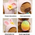 thumbnail image 4 of Creative Bunny Plush Toy Easter Capybara Cos Rabbit Stuffed Animal Doll Fun Gift ( Hat Can Be Removed!), 4 of 10