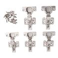 thumbnail image 4 of FUEENIRVA 5 Pcs Fixation Stable Charnière Dissimulée pour Meubles 4.3X2.4X1.6in, 4 of 7