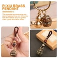 thumbnail image 3 of PTOOTP Vintage Brass Keychain Pendant, Retro Style Key for Everyday Carry and Outdoor Activities, 1 Piece, 3 of 8