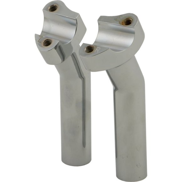 HardDrive Forged Pullback Handlebar Risers, 5-1/2in. Rise - Chrome