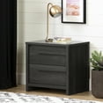 thumbnail image 1 of South Shore Tao 2-Drawer Nightstand - End Table with Storage for Adult, in Gray Oak, 1 of 11