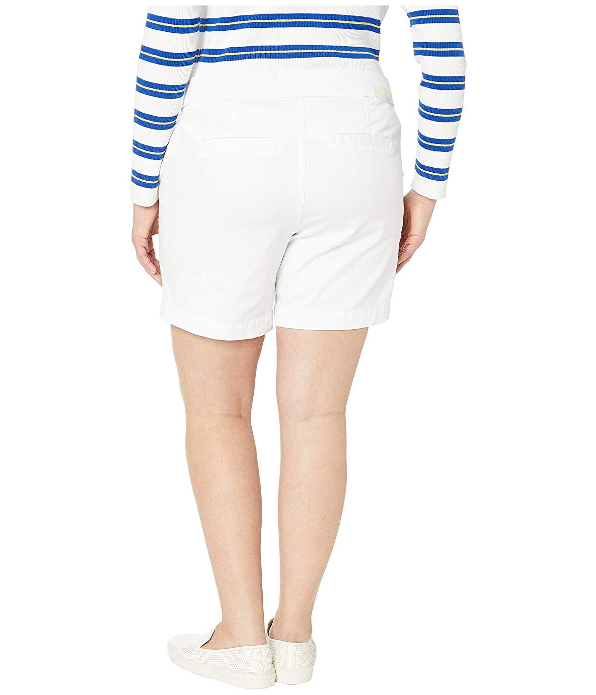 white jag jeans pull on