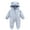 Blue, variant on Fall Baby Girl Clothes Girls Winter Long Sleeve Jumpsuit Cartoon Bear Ears Outwear Cute Warm Clothes(Pink,6-9 Months)