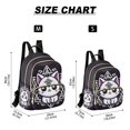 thumbnail image 3 of JIALIOU Mini Backpack Purse for Women Quilted Casual Daypack Small Travel Shoulder Bag, Cute Cat with Hexagram, 3 of 7