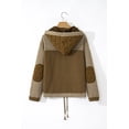 thumbnail image 4 of Je Suis un Veste à Capuche Ample Matelassée Texturée Vert JUNKY de Mode (JungleGreen, L, 95 % Polyester + 5 % Élasthanne), 4 of 8