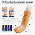 thumbnail image 3 of CINCOM Leg Compression Boots Massager with Heat, Calf Knee Foot Massager for Circulation and Pain Relief, 3 of 9