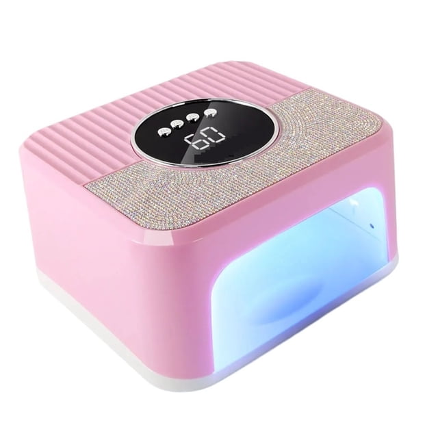 Professional UV LED Lamp For Nails Gel Polish Dryer Machine With 45LED Diamonds Design Nail Home Use Manicure UV Light ,High Power