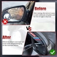thumbnail image 3 of 2x Sport Car SUV Van Rear View Side Mirror Rain Board Sun Visor Eyebrow Guard, 3 of 6