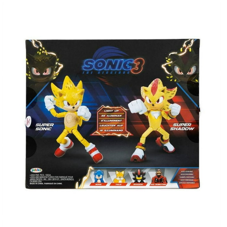 Sonic the Hedgehog 3 Light-Up Action Figure - 2pk Limited Edition