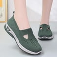 Women's woven orthopedic breathable soft shoes arch support, diabetes